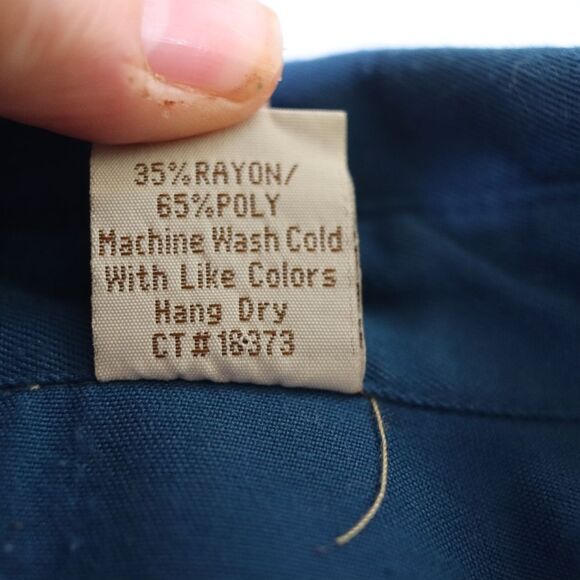 Scully Vintage Blue Western Pearl Snap Rockabilly Mens Snap Button Shirt LG - Picture 15 of 16